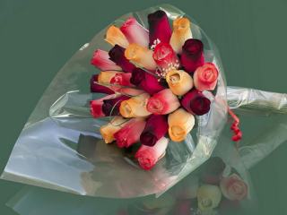 BUCHET DE TRANDAFIRI DIN LEMN „RACHEL”