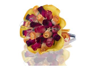 BUCHET DE TRANDAFIRI DIN LEMN "SHINE"