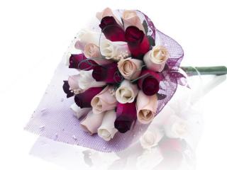 BUCHET DE TRANDAFIRI DIN LEMN "INES"