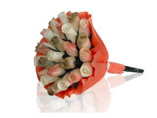 BUCHET DE TRANDAFIRI DIN LEMN "ELENA"