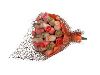 BUCHET DE TRANDAFIRI DIN LEMN "EVA"