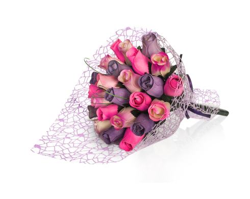 BUCHET DE TRANDAFIRI DIN LEMN "EVE"