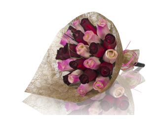 BUCHET DE TRANDAFIRI DIN LEMN "KIRA"