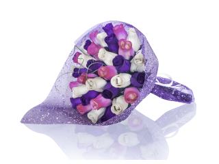 BUCHET DE TRANDAFIRI DIN LEMN "ULRICA"