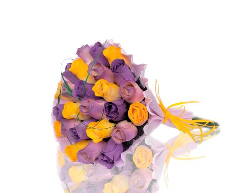 BUCHET DE TRANDAFIRI DIN LEMN "Summer"