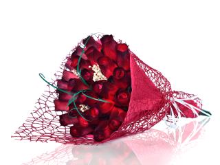 BUCHET DE TRANDAFIRI DIN LEMN "Dina"