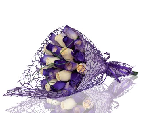 BUCHET DE TRANDAFIRI DIN LEMN "Iris"
